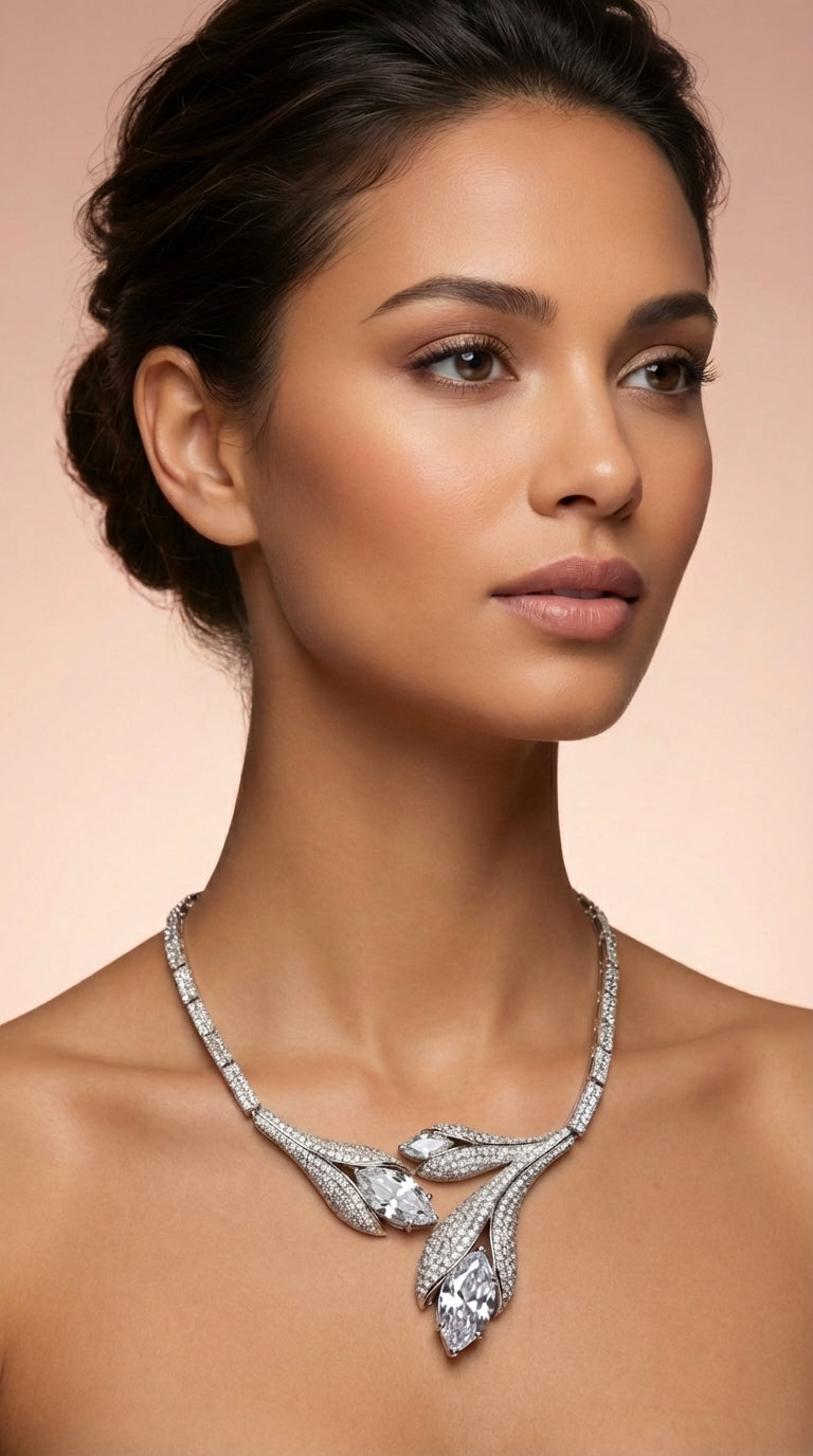 Frosted Vine Necklace