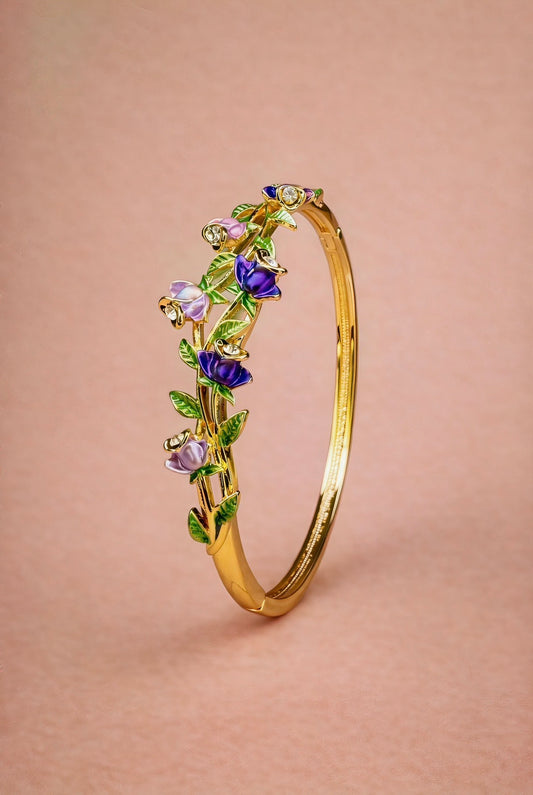 Rosavie Lavender Vine Bangle