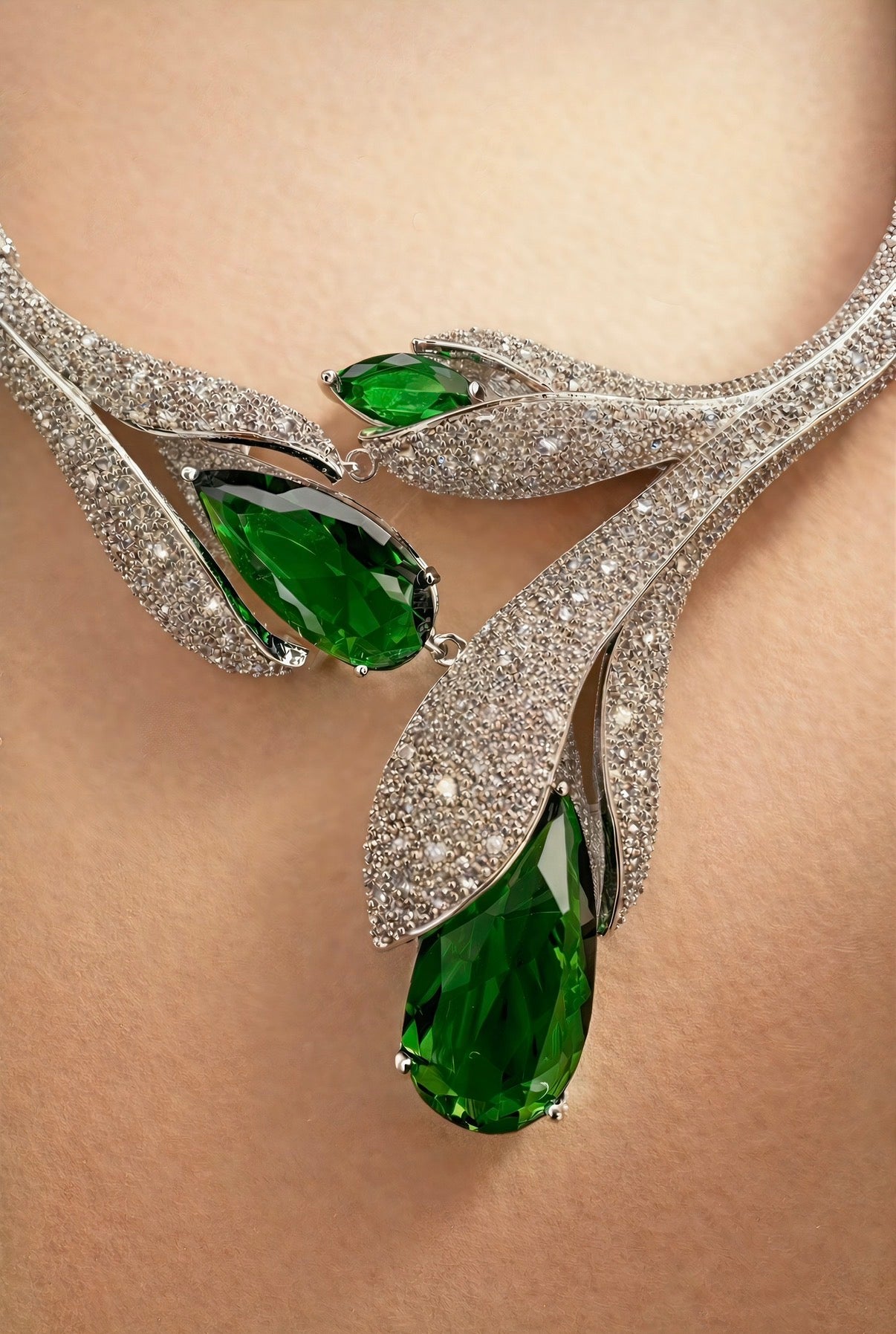 Frosted Vine Necklace