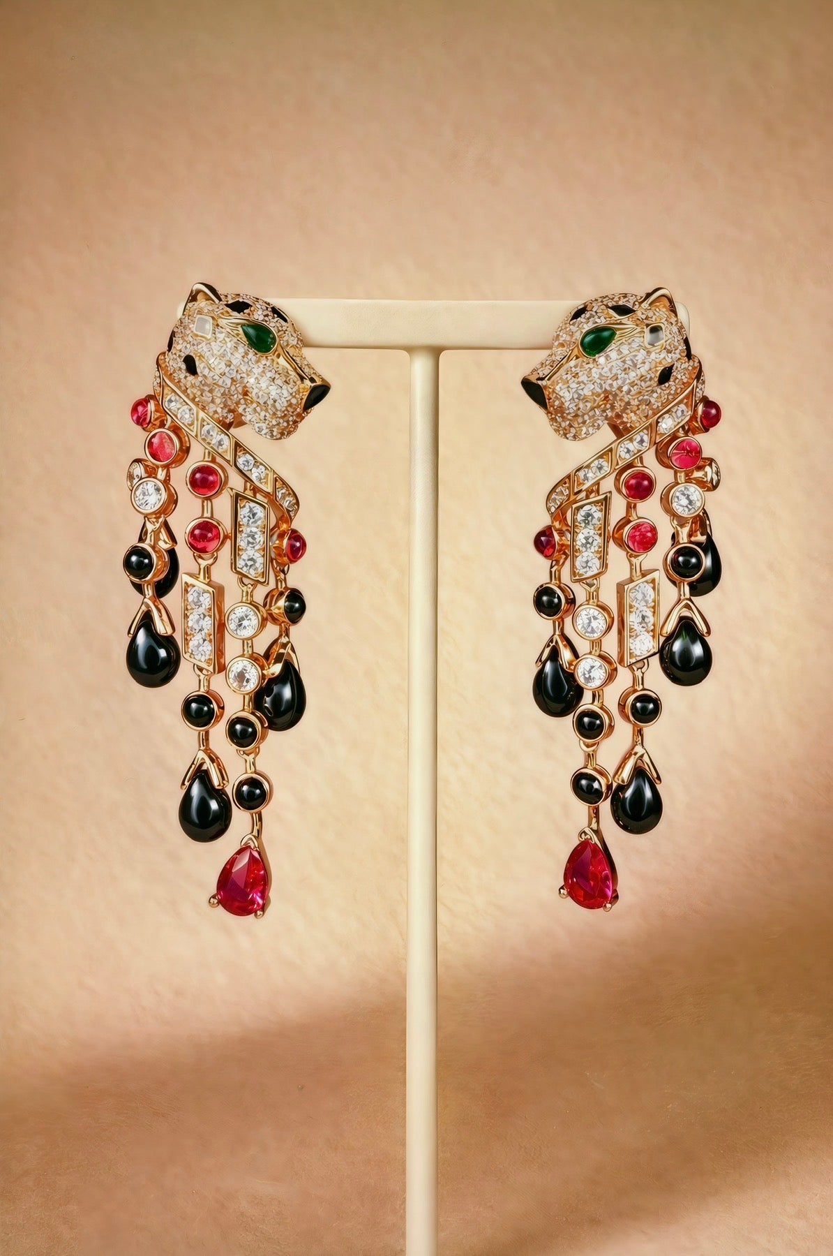 Panthera | Noir Empress Earrings