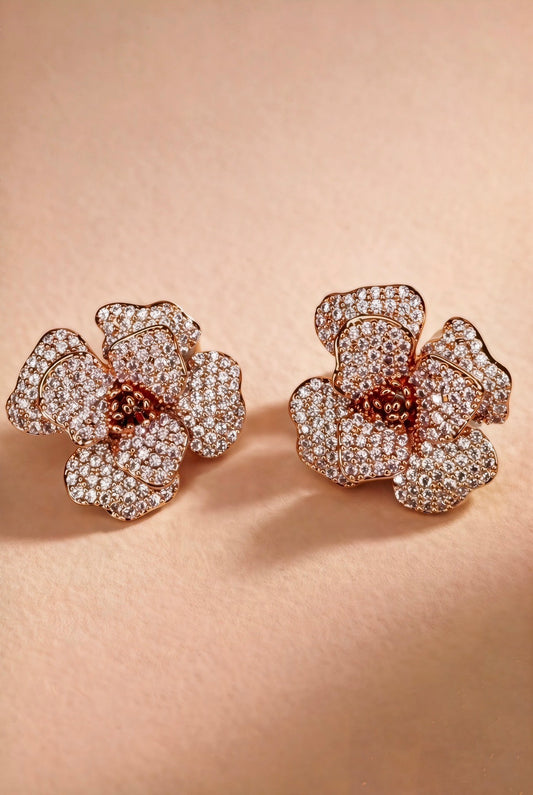 Vintage Rose Earrings