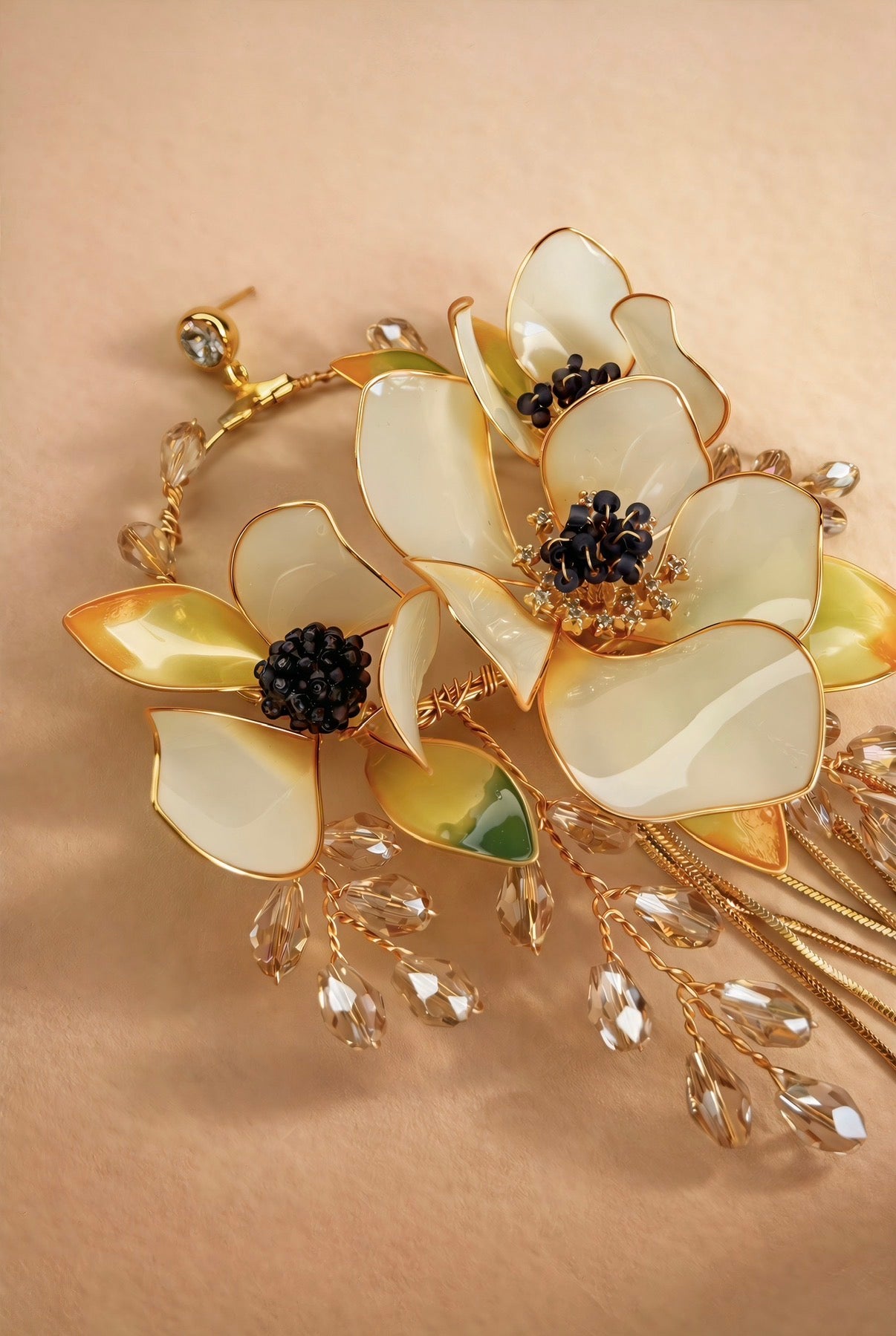 Ivory Spring Drift Earrings