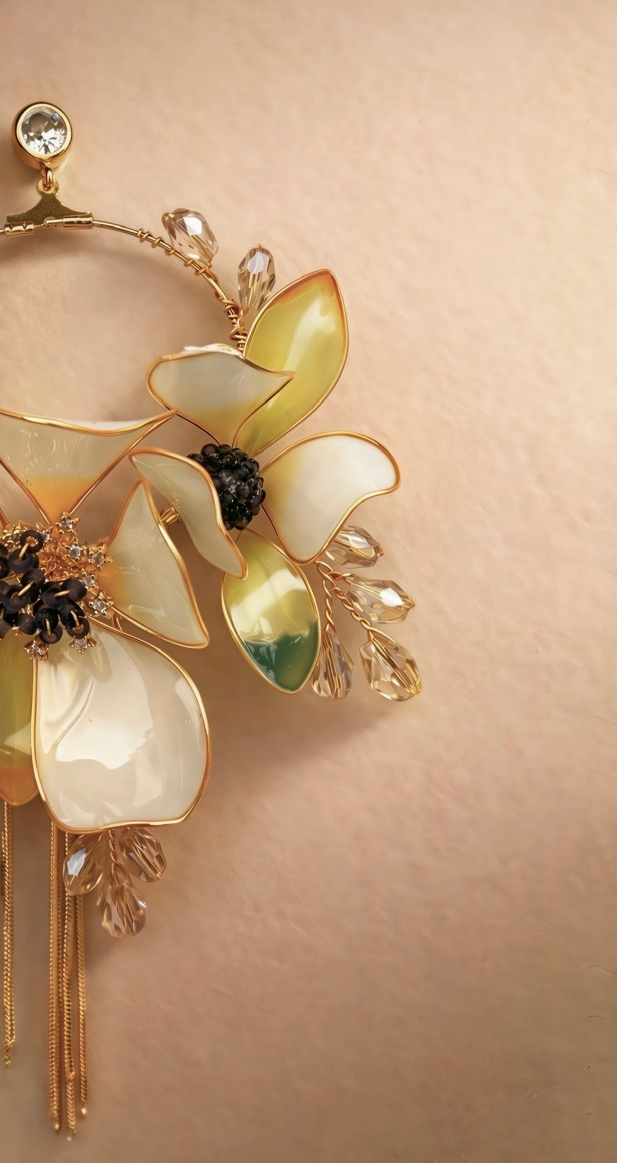 Ivory Spring Drift Earrings
