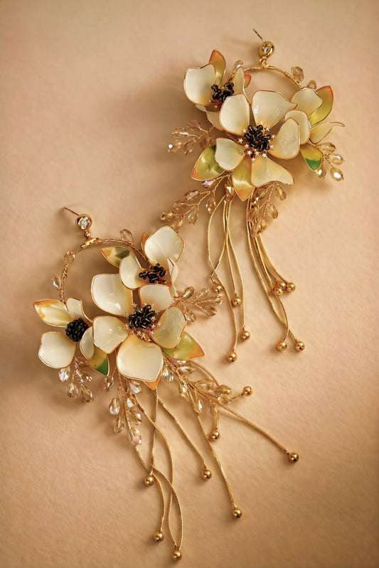 Ivory Spring Drift Earrings
