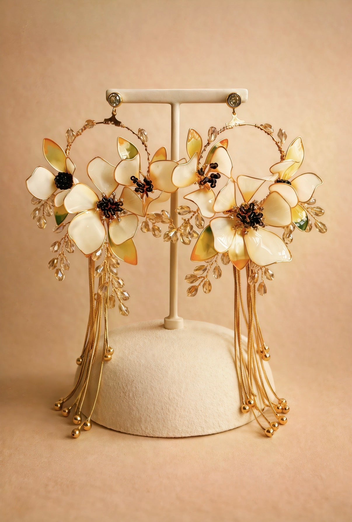 Ivory Spring Drift Earrings