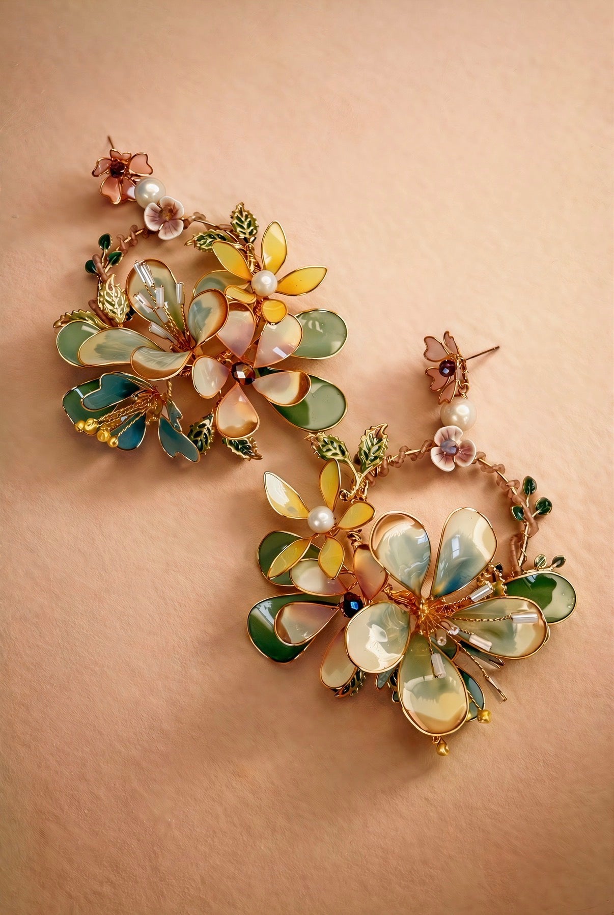 Pastel Garden Bloom Earrings